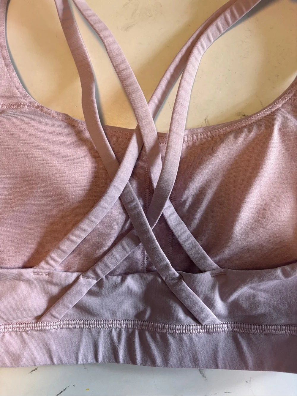Lululemon Energy Medium Support Bra in Parfait Pink